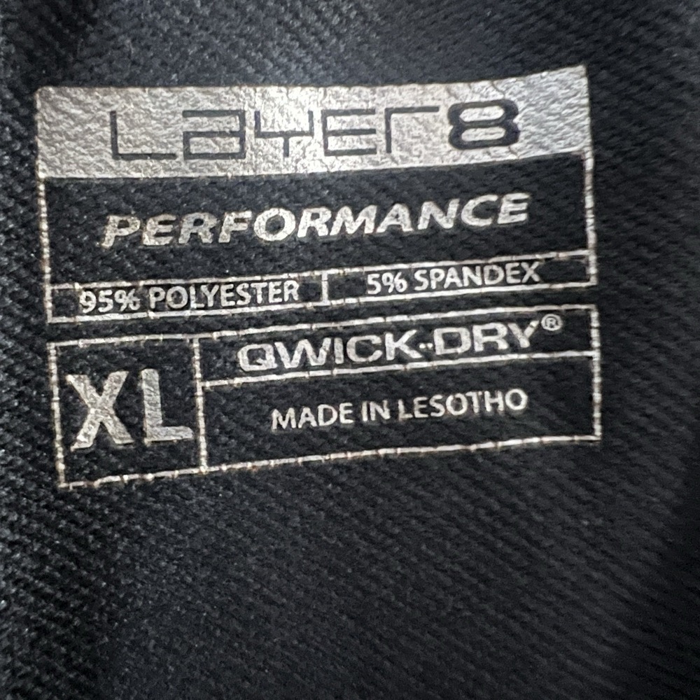 Layer 8 Performance Joggers Mens 38" Quick Dry Sweatpants Black XL - Picture 3 of 12